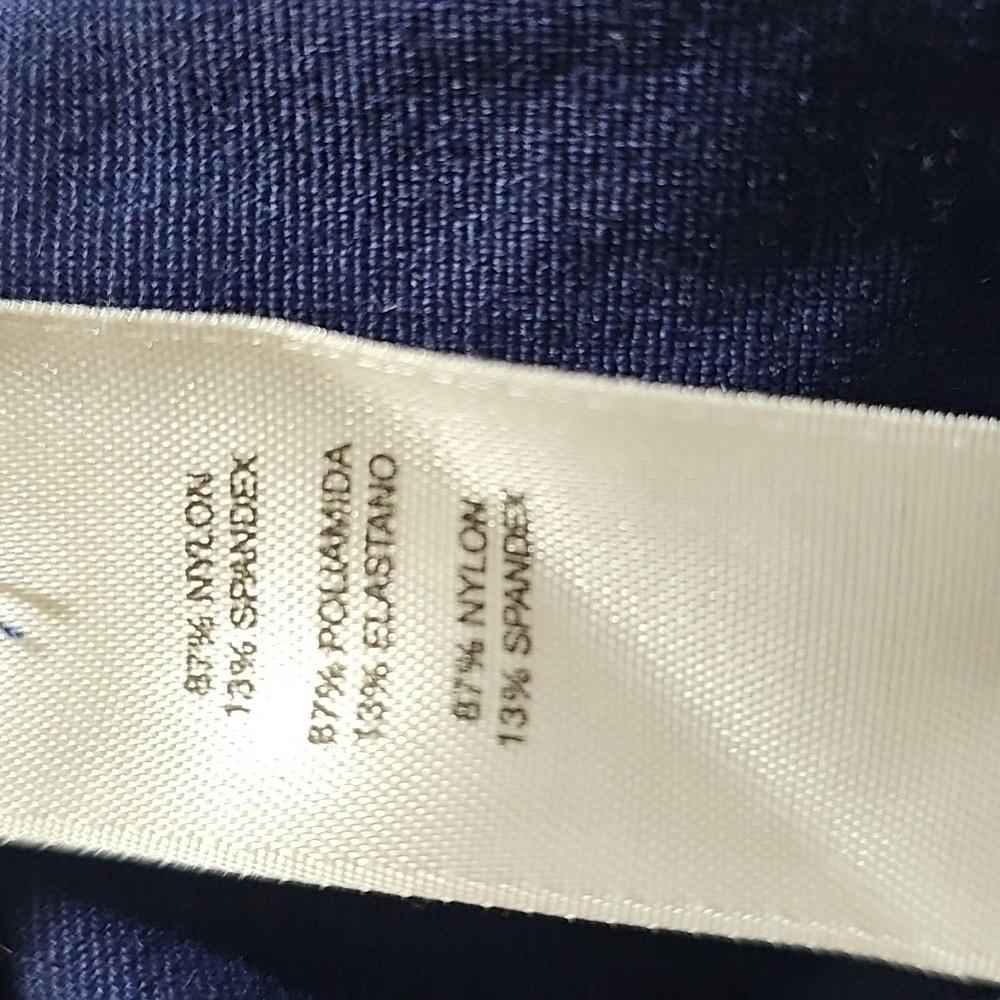 Zenergy By Chicos Athleisure Pull On Pants Elastic Waist Blue Size 2 US L - Picture 7 of 9